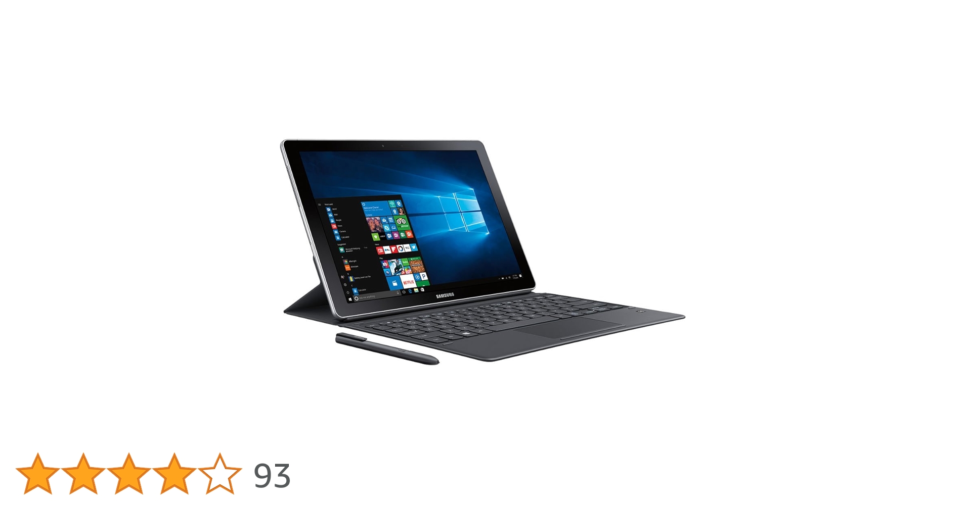 Samsung Galaxy Book 12â€ Windows 2-in-1 PC (Wi-Fi) Silver, 8GB RAM